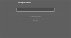 Desktop Screenshot of alderglobal.com